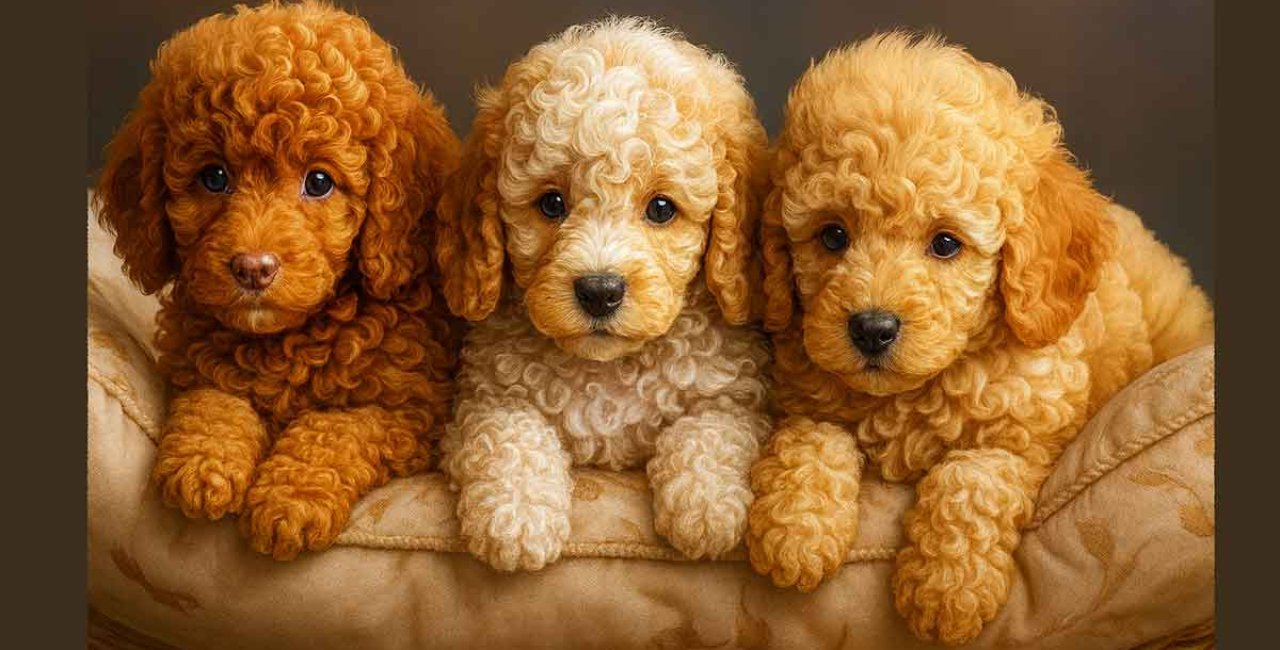 Verpaarung von Pudeln in der Farbe FAWN (Falb): was passt, was ist tabu – mit Genetik erklärt